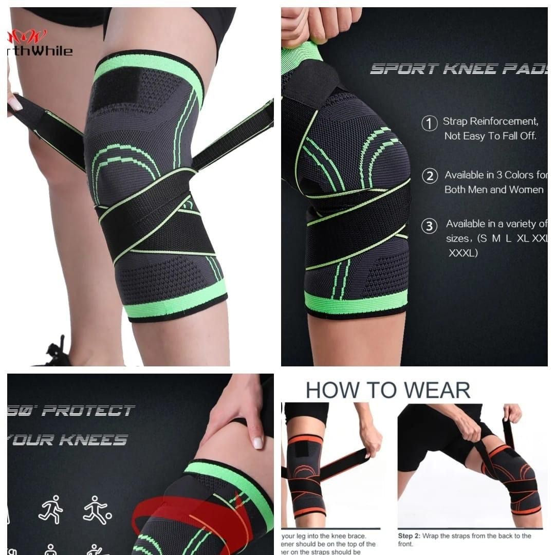 Compression Knee Support Pad for Sports & Cycling - Massager And Pain Relief Product | BNH Traders Pakistan
