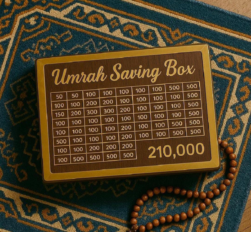 Umrah Saving Box - Hajj, Umrah And Gift Item | BNH Traders Pakistan