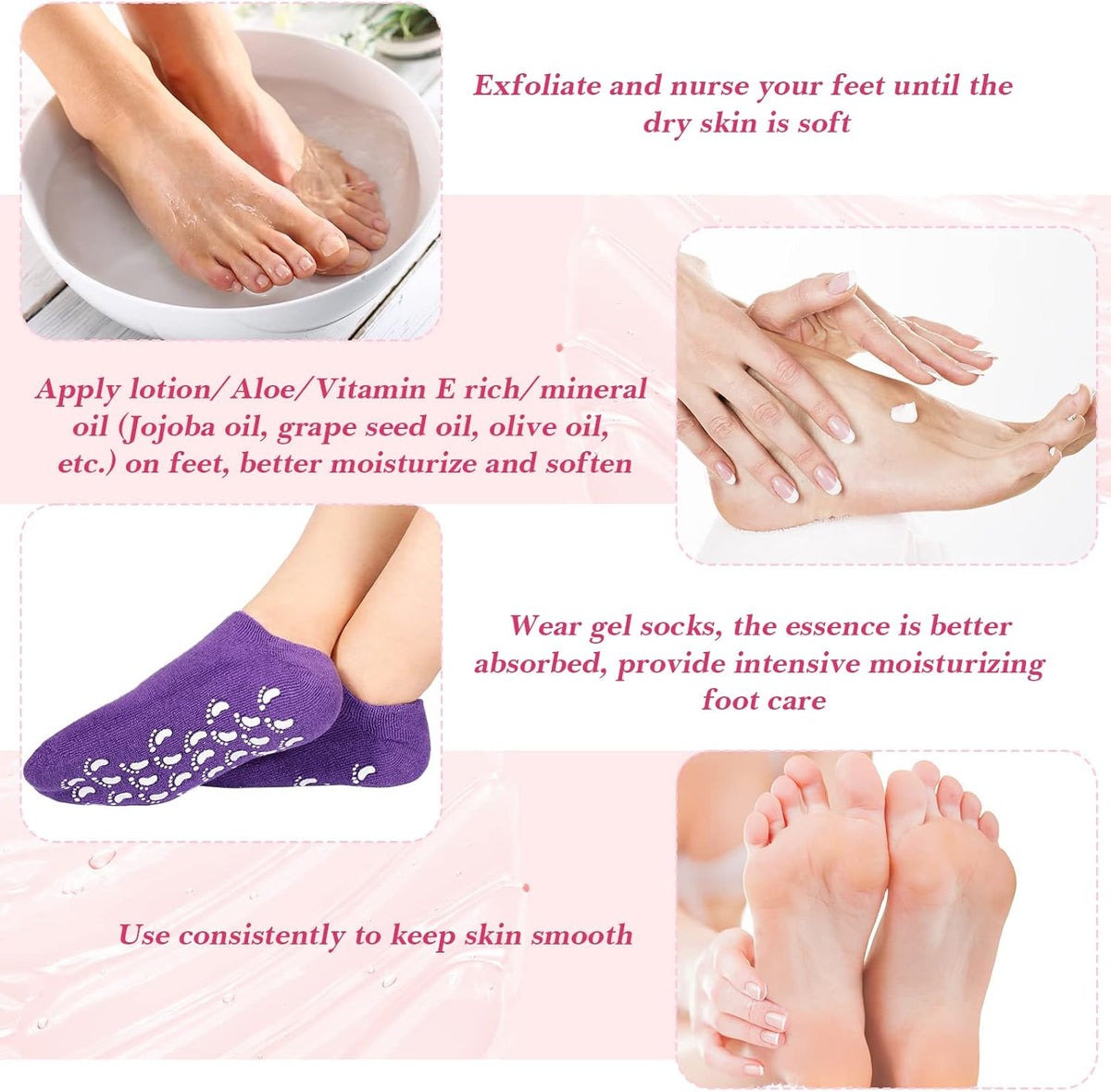 Moisturizer Silicone Gel Socks - Image 6 | BNH Traders