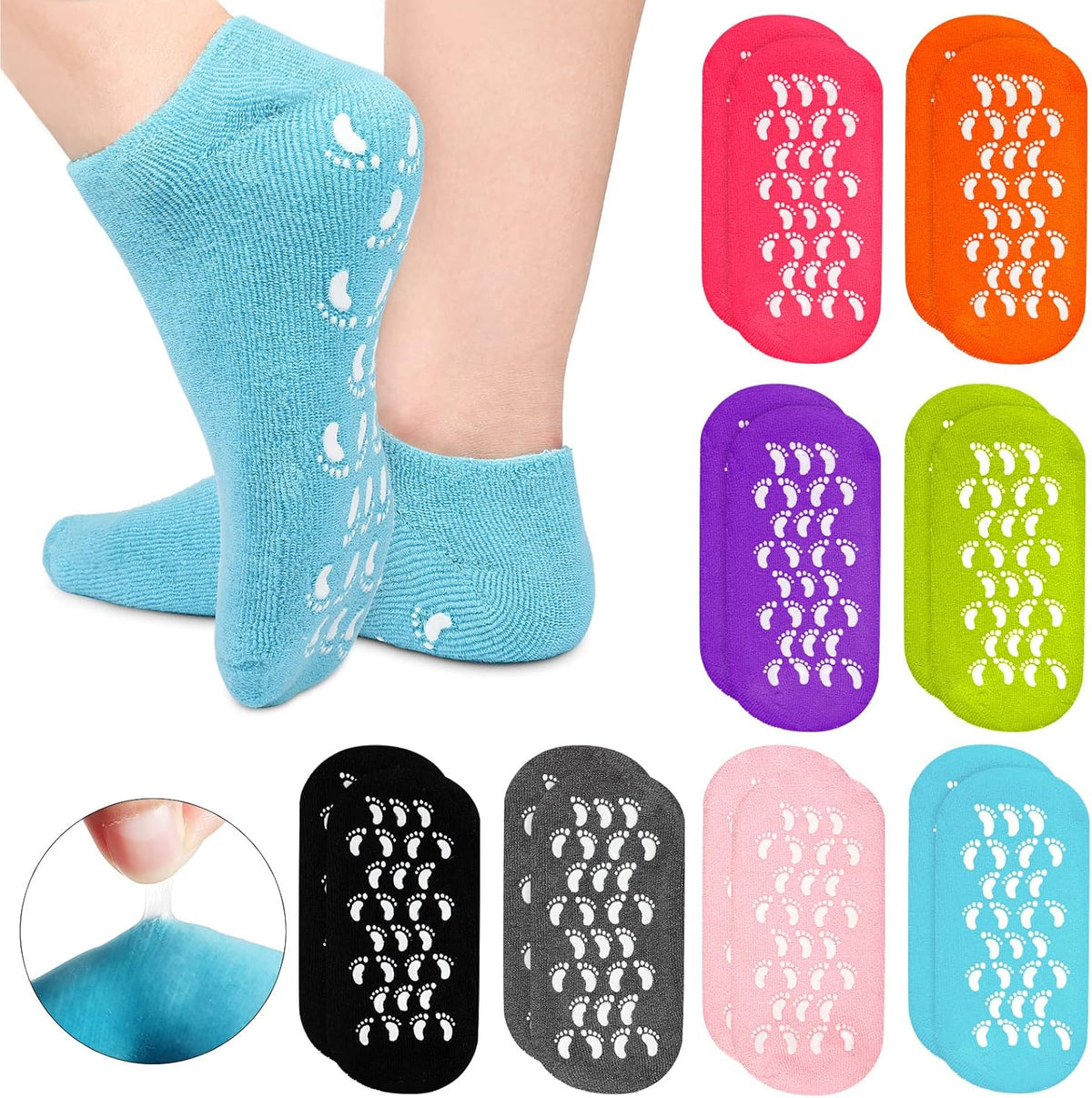 Moisturizer Silicone Gel Socks - Foot, Hand And Nail Care Product | BNH Traders Pakistan