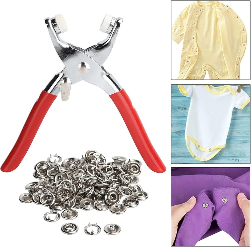 One Press Quick Button Fitter Plier - Image 4 | BNH Traders