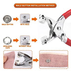 One Press Quick Button Fitter Plier - Image 8 | BNH Traders