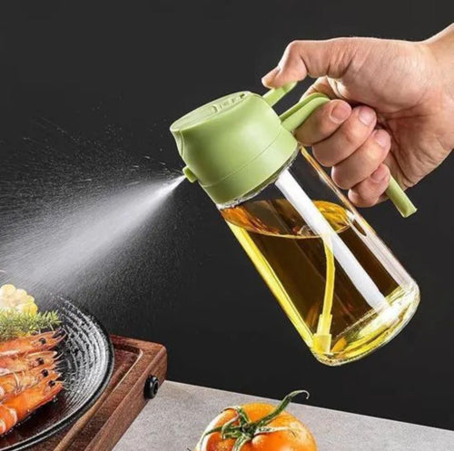 2 in 1 Oil Spray Jug - Oil Jug And Sauce Bottle | BNH Traders Pakistan