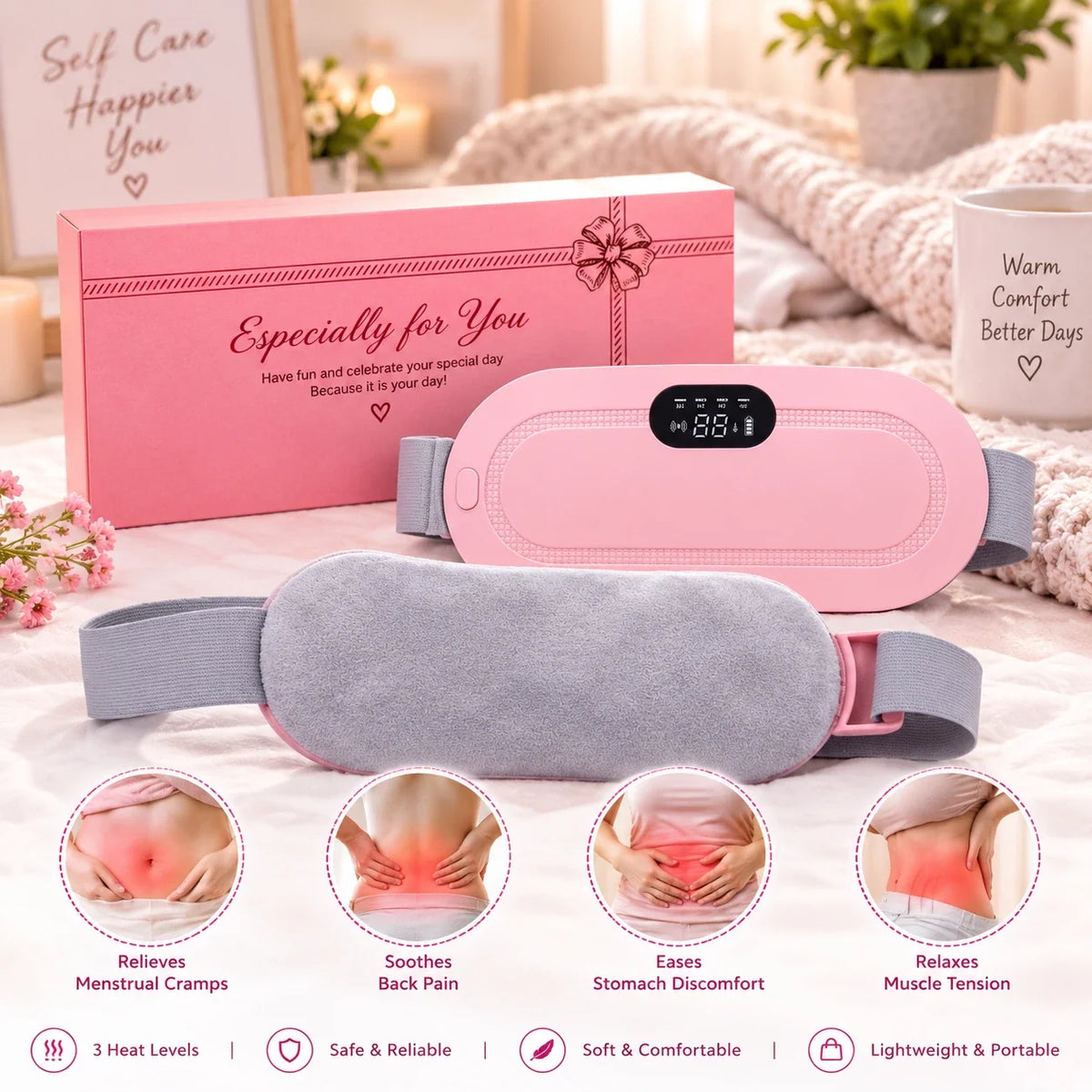 Electric Period Cramp Massager Heating Belt - Image 5 | BNH Traders