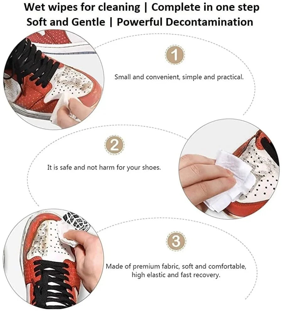Disposable Wipes Cleaner for Sneakers Pack - Image 4 | BNH Traders
