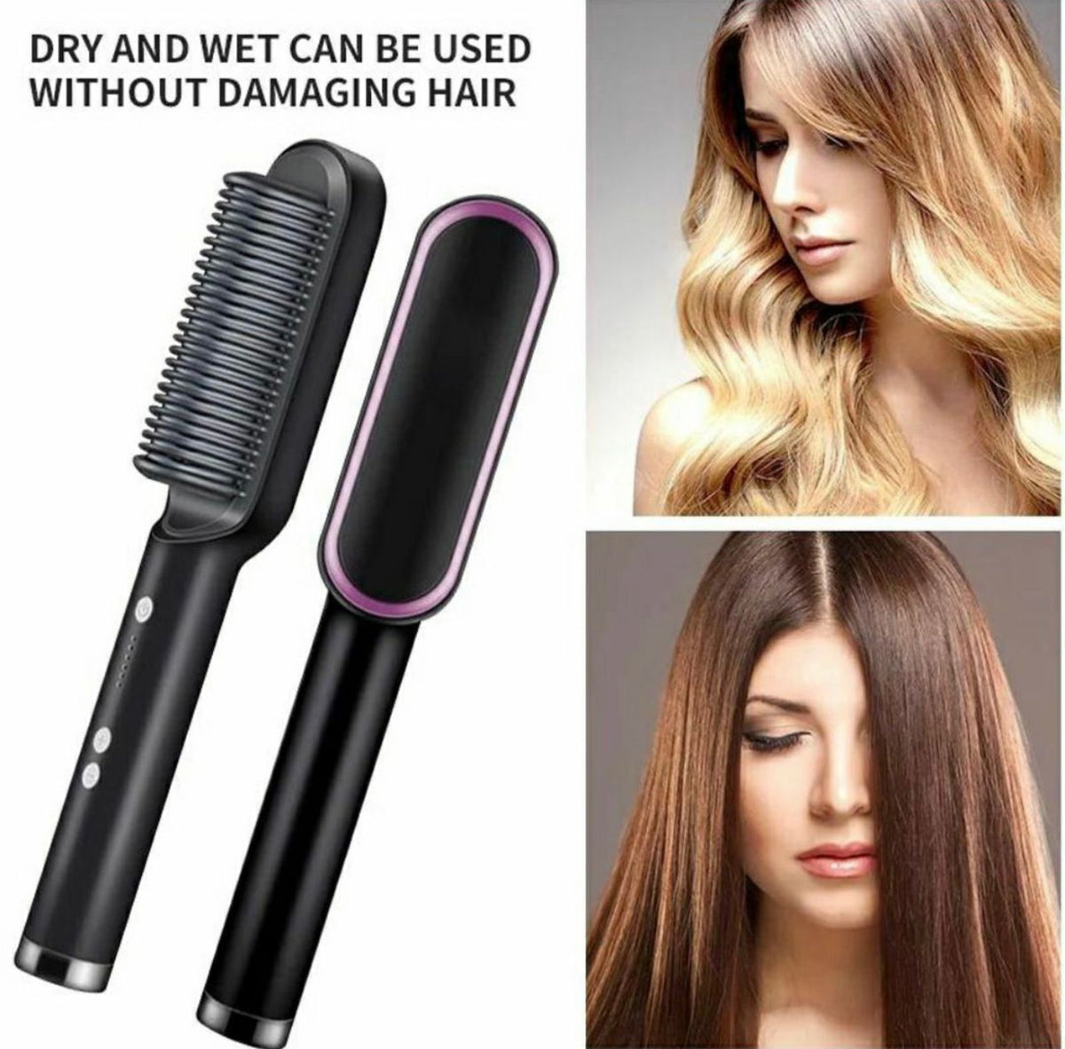 Professional 909 Brush Hair Straightener - Image 4 | BNH Traders