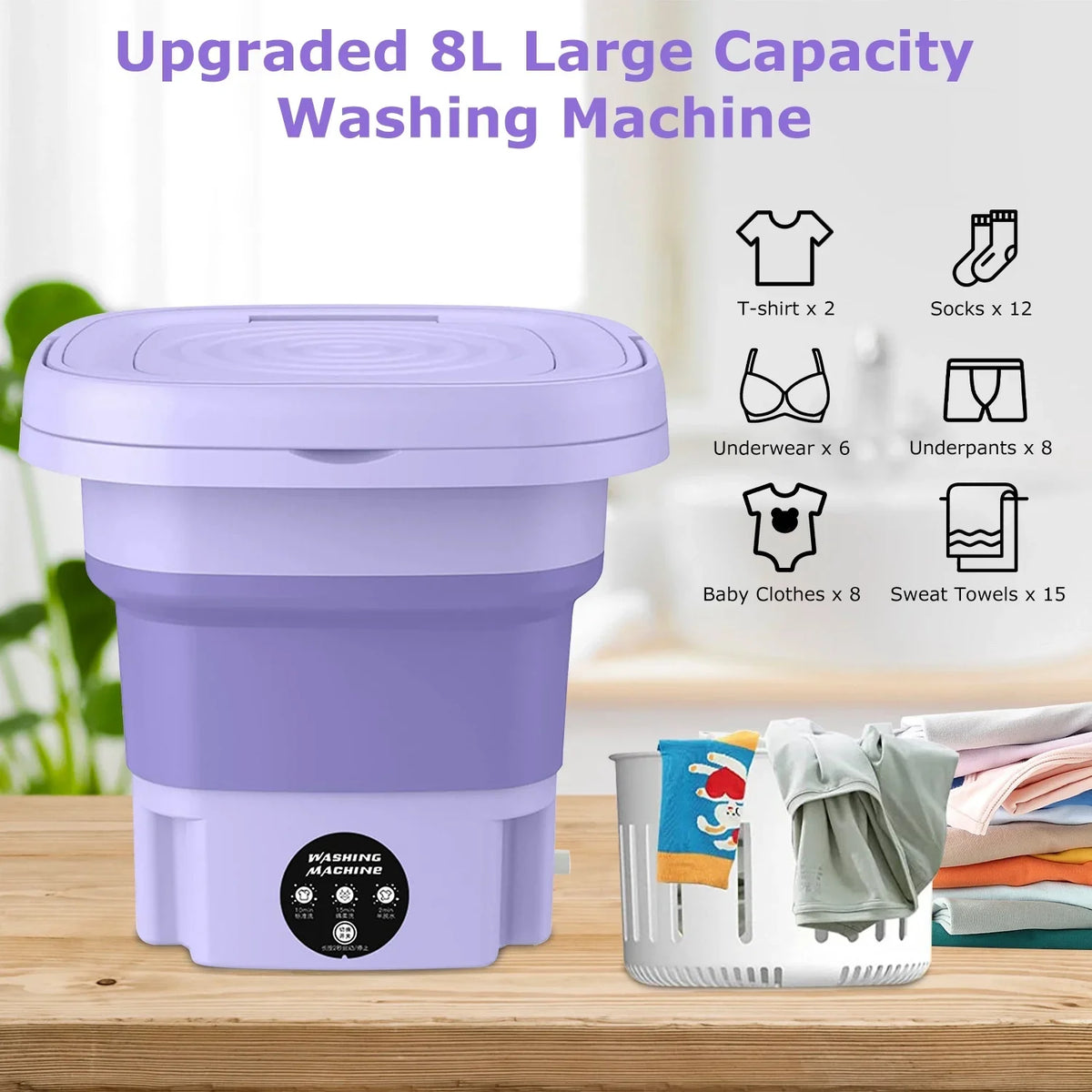 Mini Portable Baby Washing Machine - Image 4 | BNH Traders