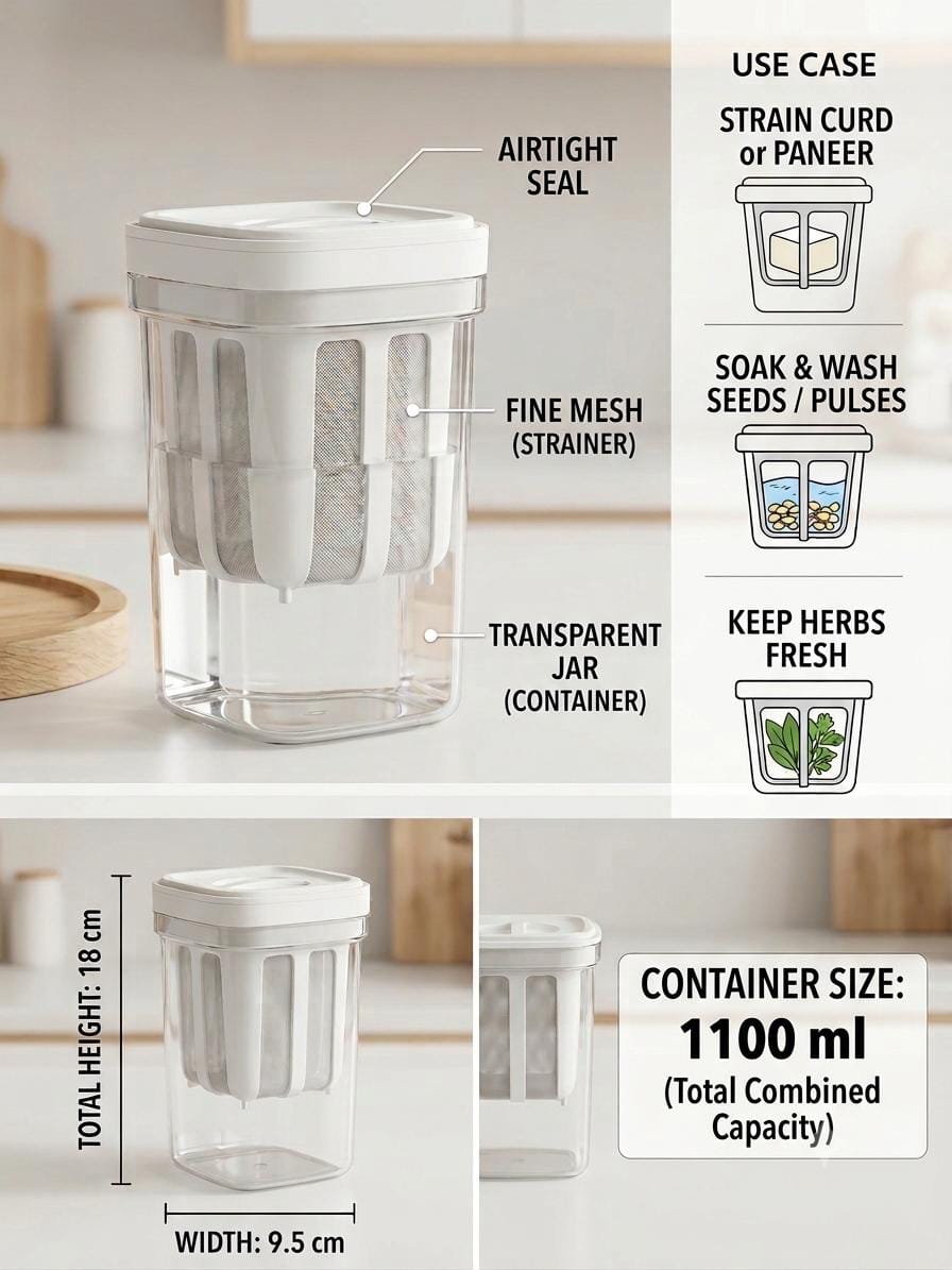 Greek Yogurt Maker & Filter with Lock - Image 3 | BNH Traders