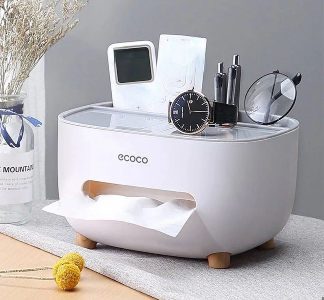 Ecoco Multipurpose Desktop Tissue Holder (Original) - Tissue Box | BNH Traders Pakistan