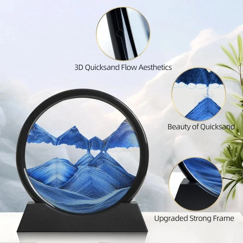 3D Hourglass Quicksand Moving Sand Art - Image 2 | BNH Traders