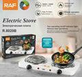 RAF Electric Double Stove - Kettle And Stove | BNH Traders Pakistan