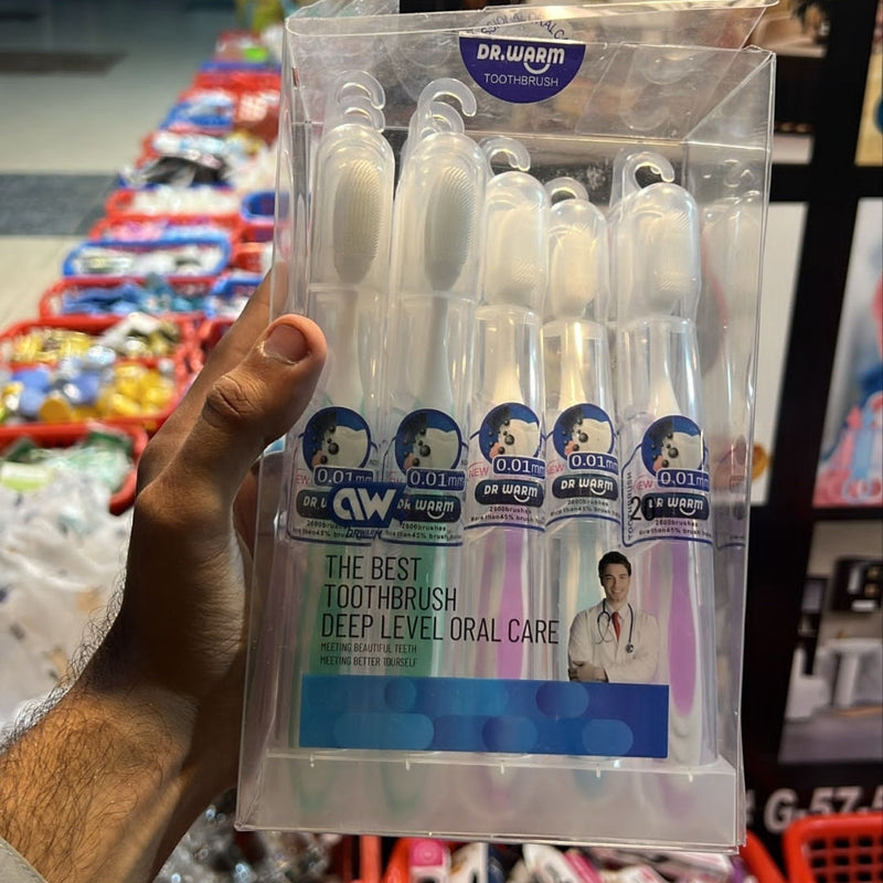 0.01 mm Deep Clean Soft Bristle Toothbrush - Dental Care Product | BNH Traders Pakistan