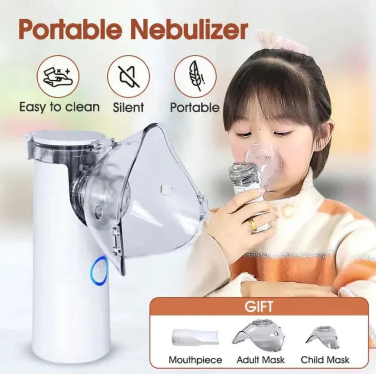 Rechargeable Portable Mesh Nebulizer - Health Device | BNH Traders Pakistan
