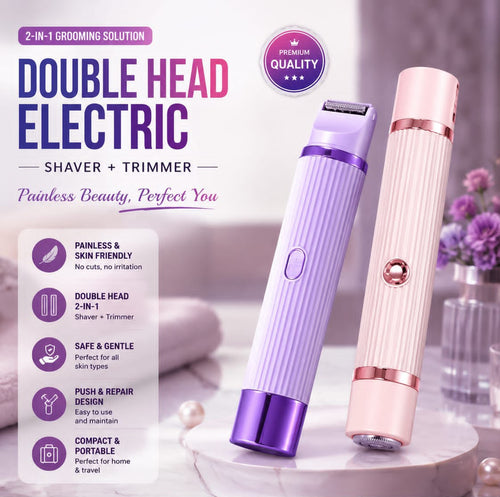 2 in 1 Dual Head Shaver Women, Electric Bikini Trimmer - Trimmer And Hair Remover | BNH Traders Pakistan