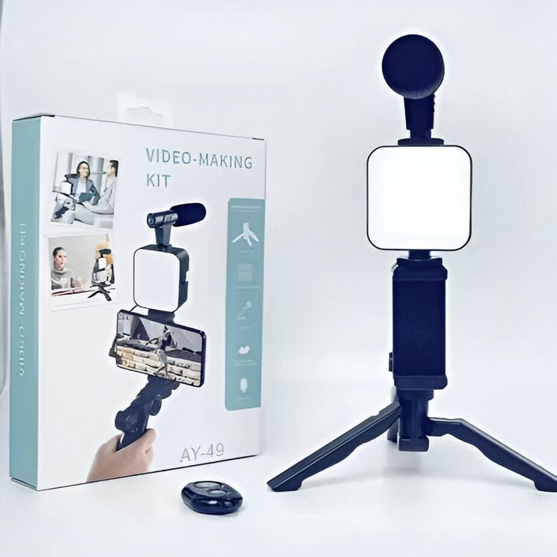 Vlogging Kit Mobile Video Making Kit - Camera And Tracker | BNH Traders Pakistan