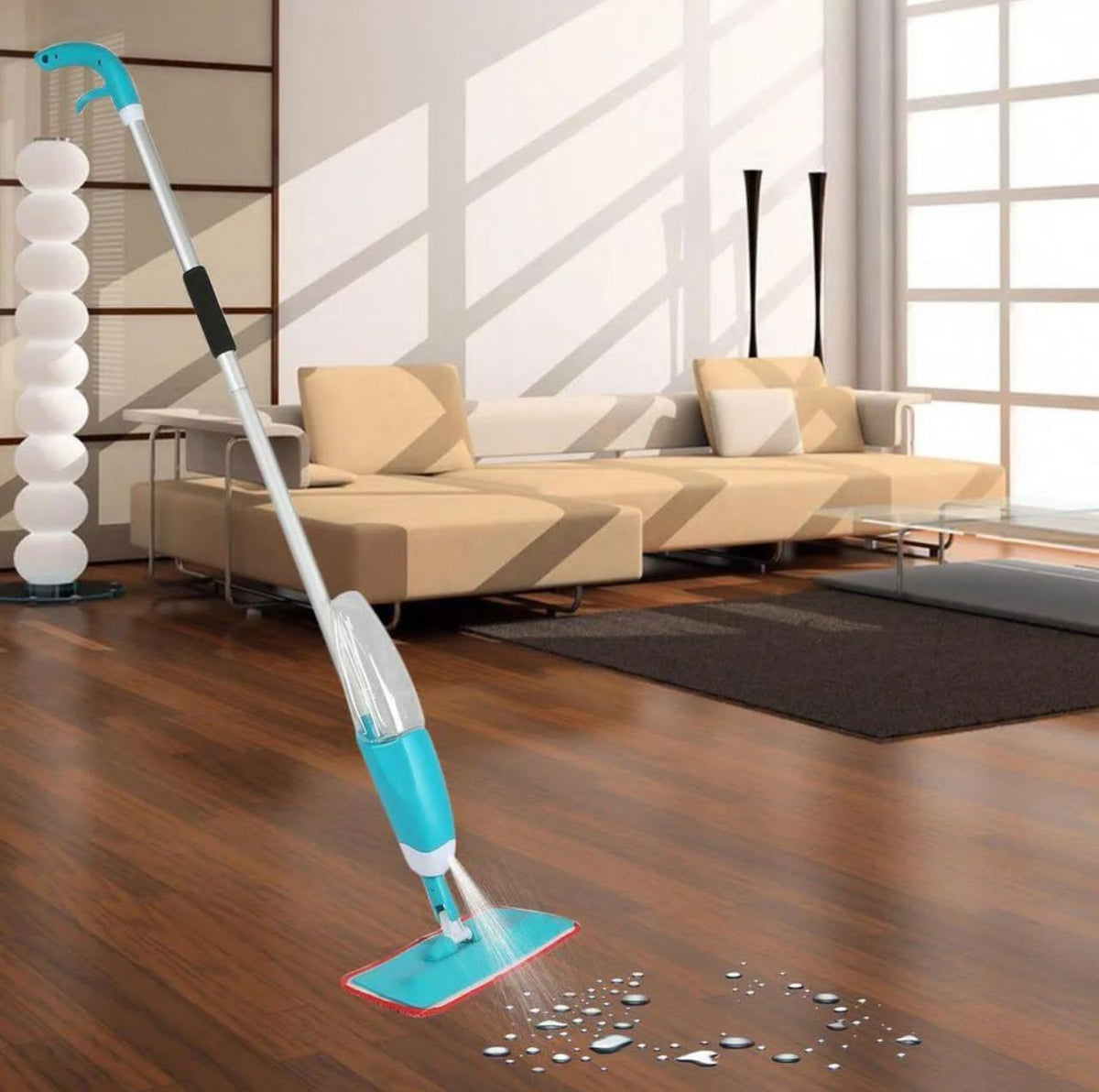 Water Spray Mop with Extendable Handle - Mop And Floor Cleaning Tool | BNH Traders Pakistan